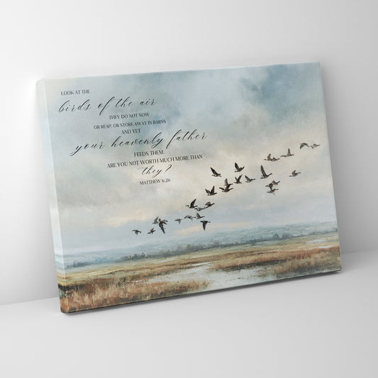Matthew 6:26 - Canvas