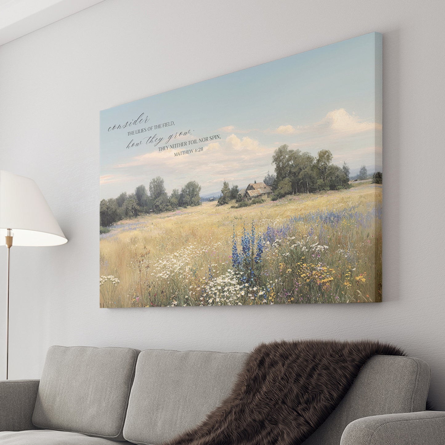 Consider the Lilies - Canvas