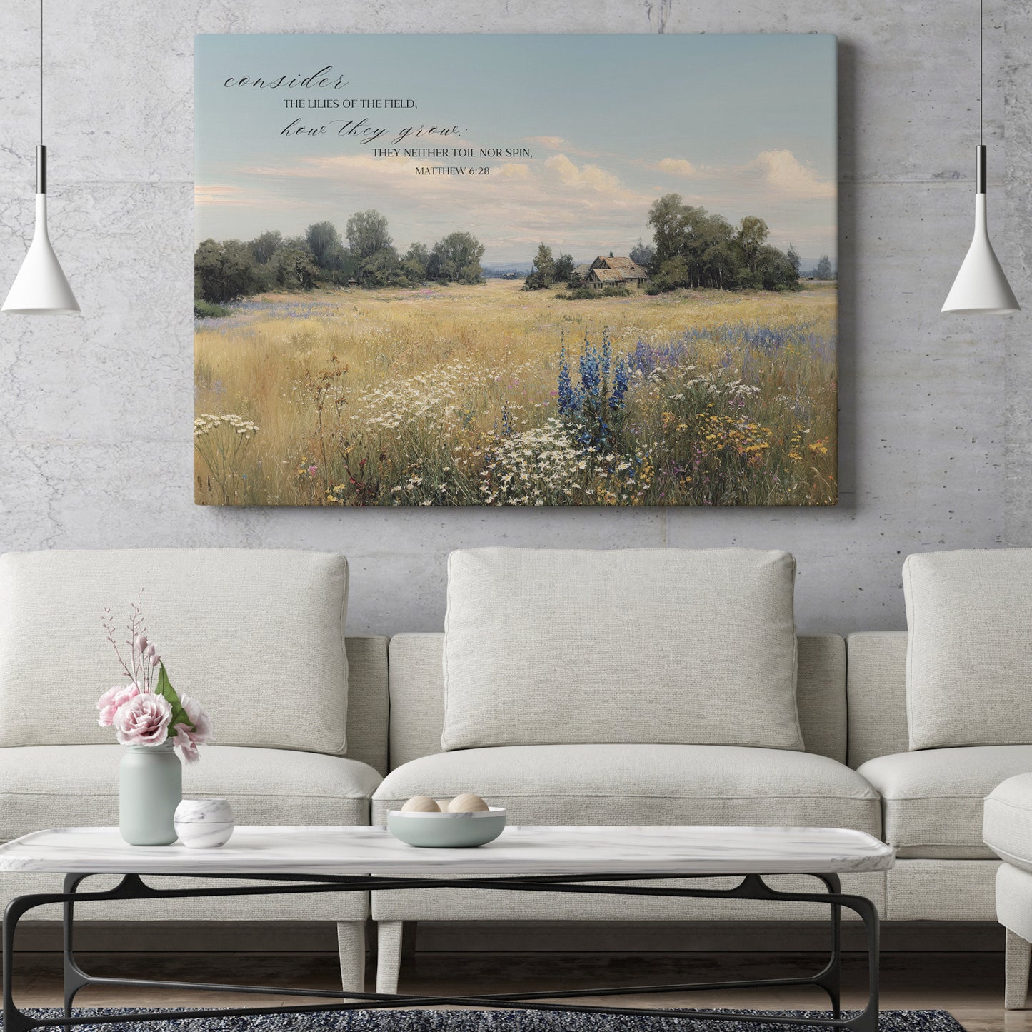 Consider the Lilies - Canvas