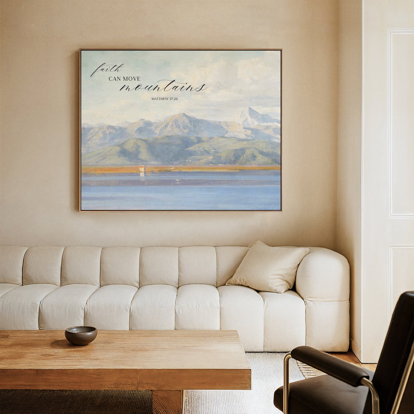 Faith Can Move Mountains - Canvas