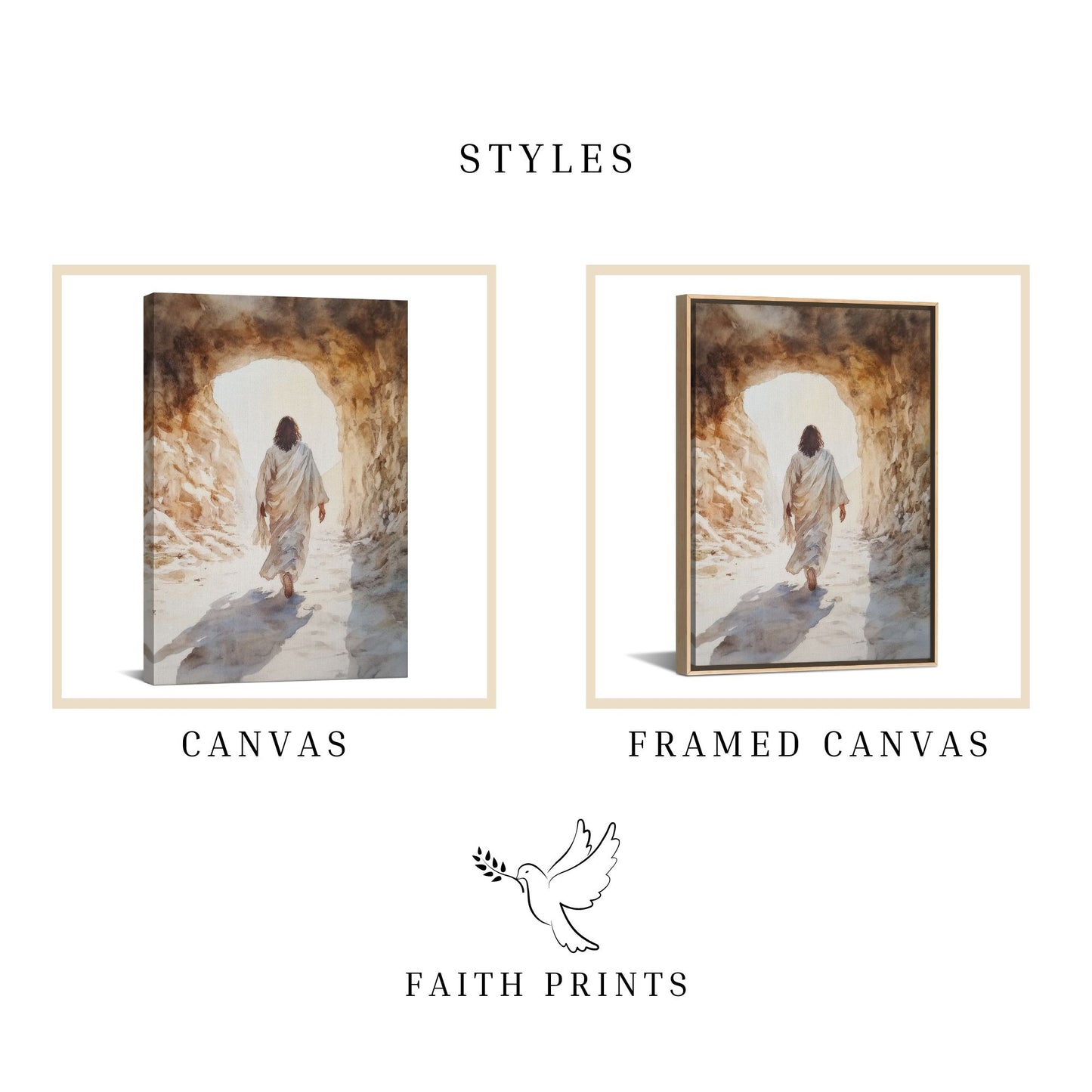 Out of the Tomb (Vertical) - Canvas