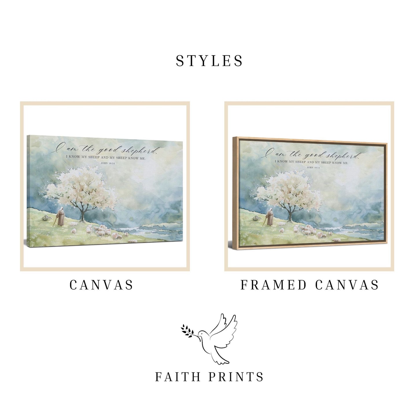 John 10:14 - Canvas
