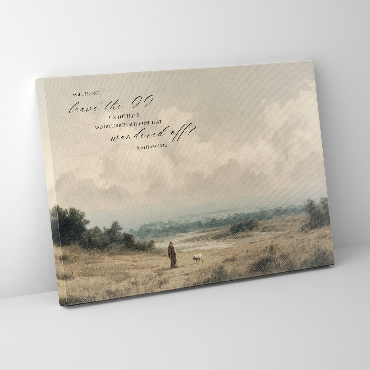 Matthew 18:12 - Canvas