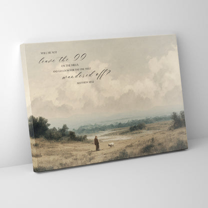 Matthew 18:12 - Canvas