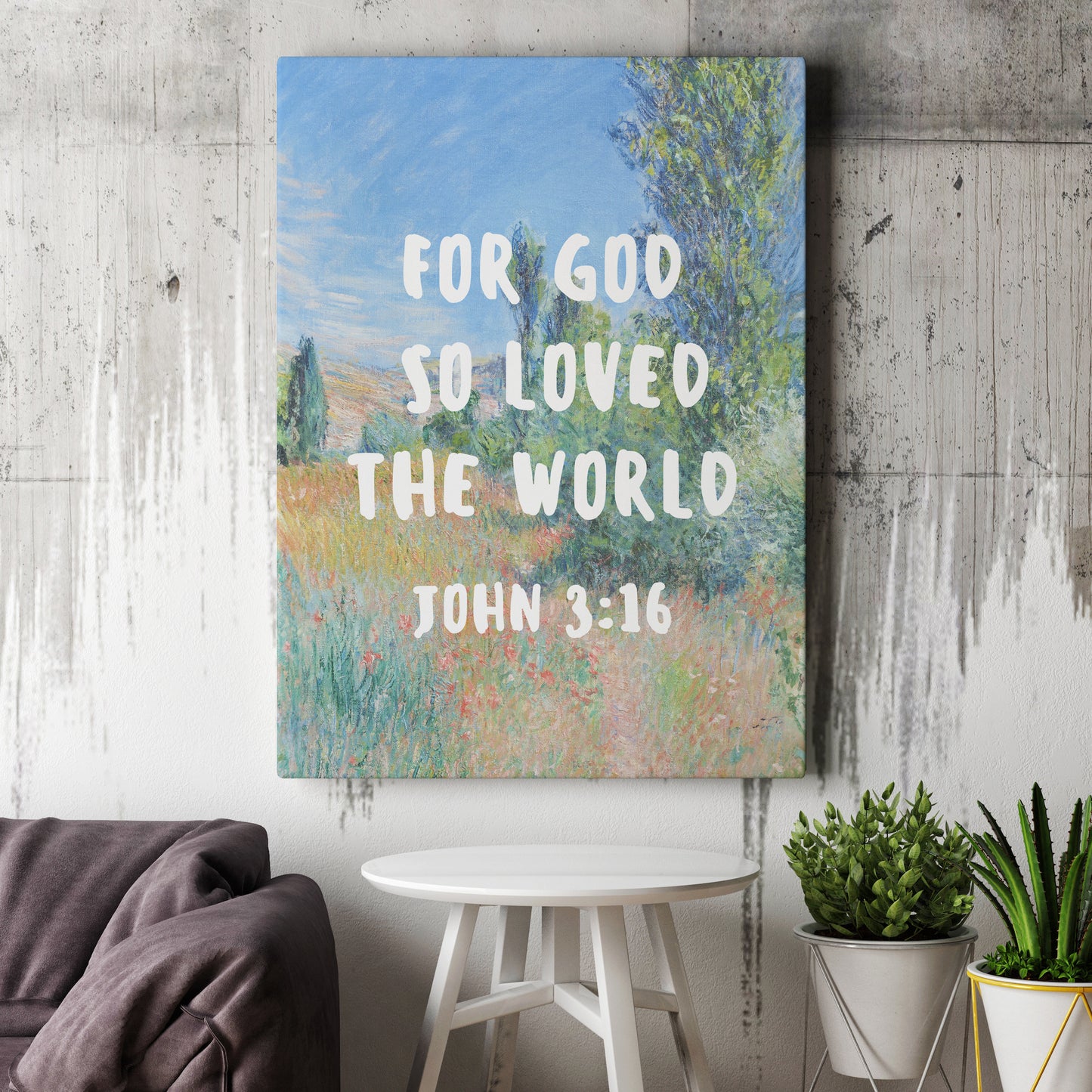 John 3:16 - Canvas