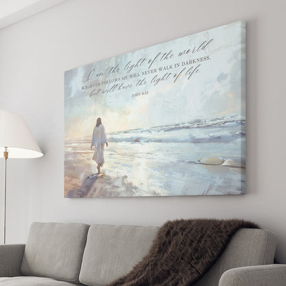 John 8:12 - Canvas