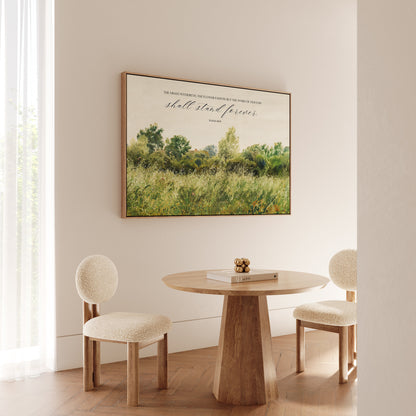 Isaiah 40:8 - Canvas