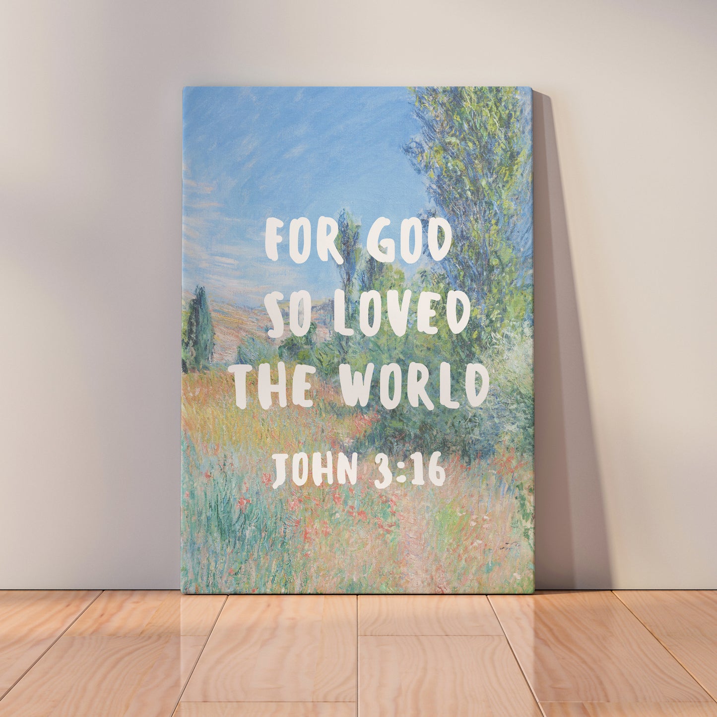 John 3:16 - Canvas