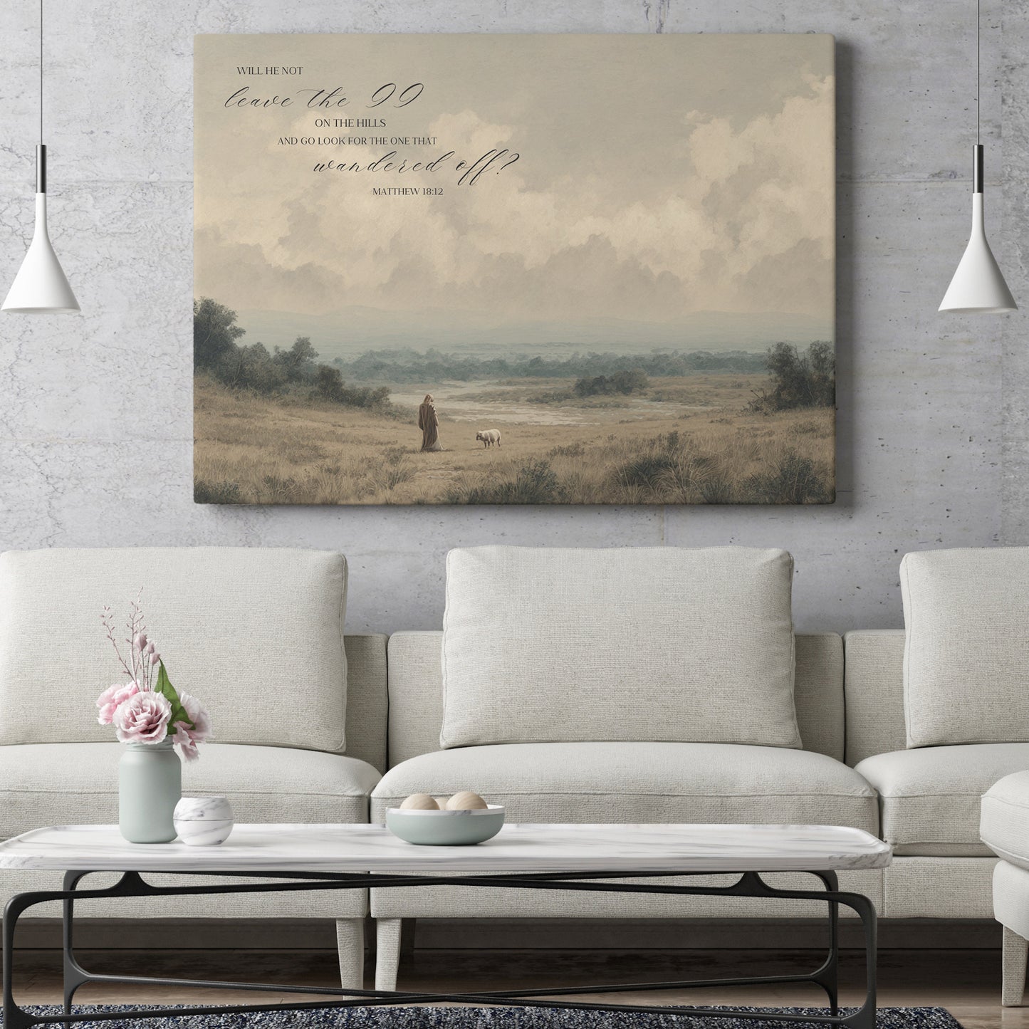 Matthew 18:12 - Canvas