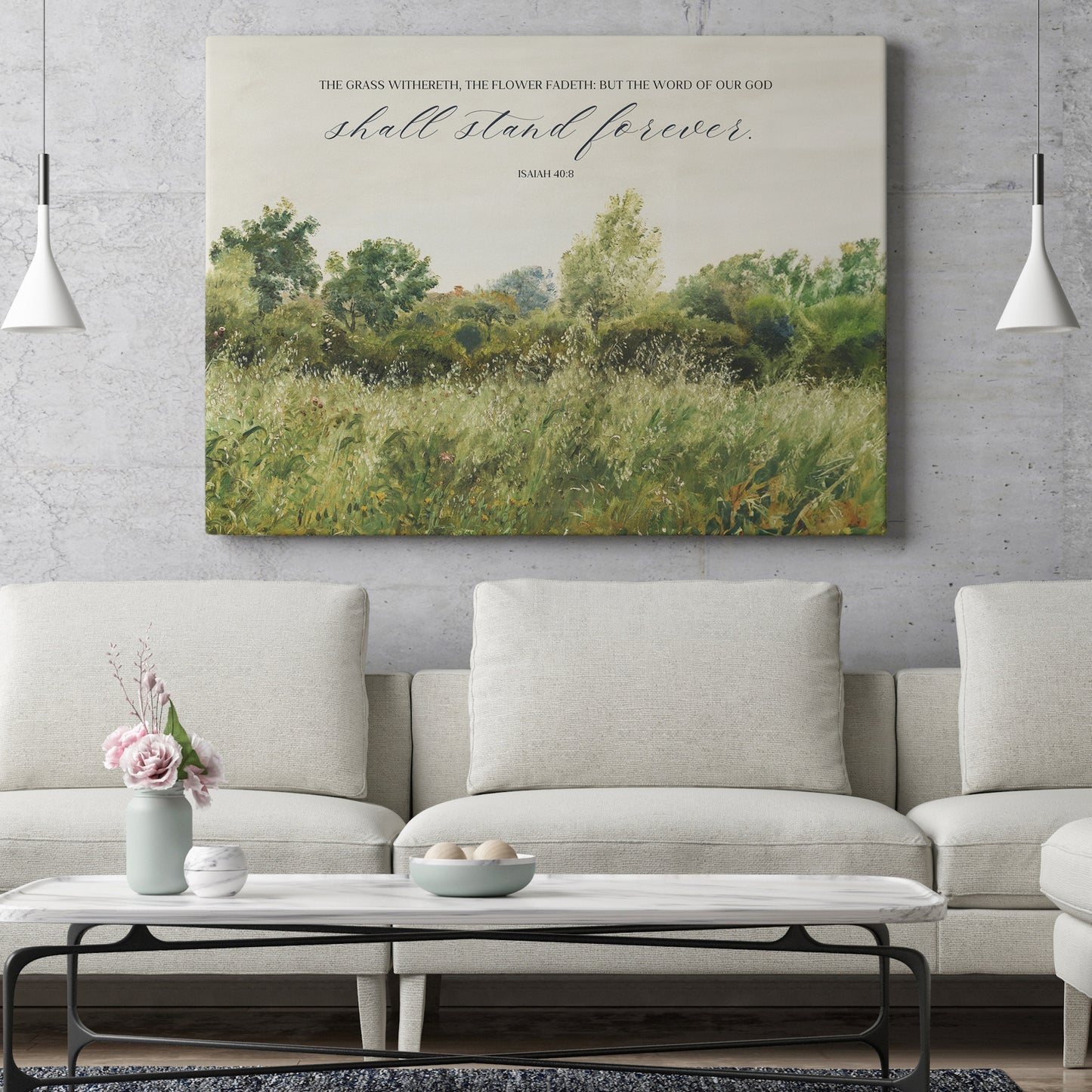 Isaiah 40:8 - Canvas