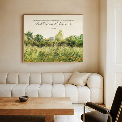 Isaiah 40:8 - Canvas