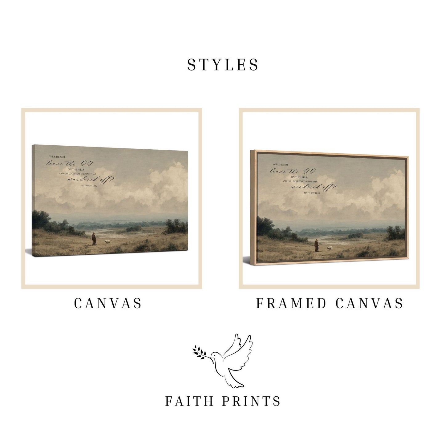 Matthew 18:12 - Canvas