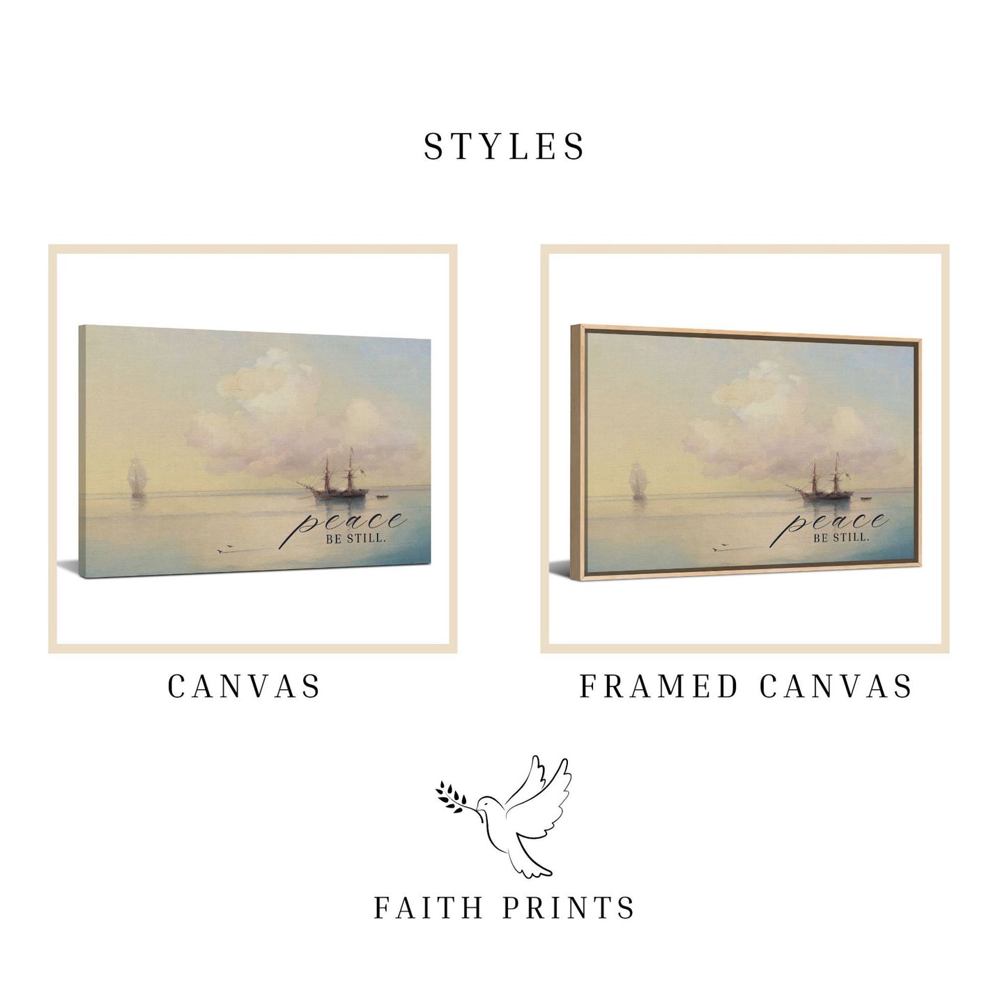 Peace Be Still - Canvas