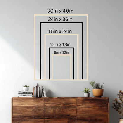 Jesus Running after a Lost Lamb - Canvas